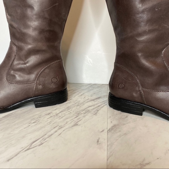 New! Born North Gray Leather Riding Boot 6M - Picture 8 of 14